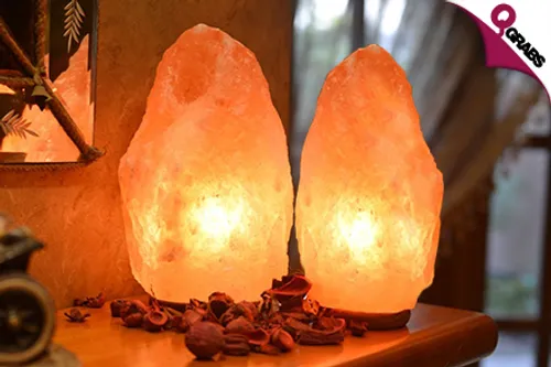 From QR110 Rid your Home of Negativity with a Natural Crystal Himalayan Salt Lamp! (Up to QR239 Value)